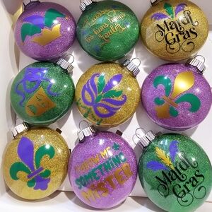 Mardi Gras Ornaments